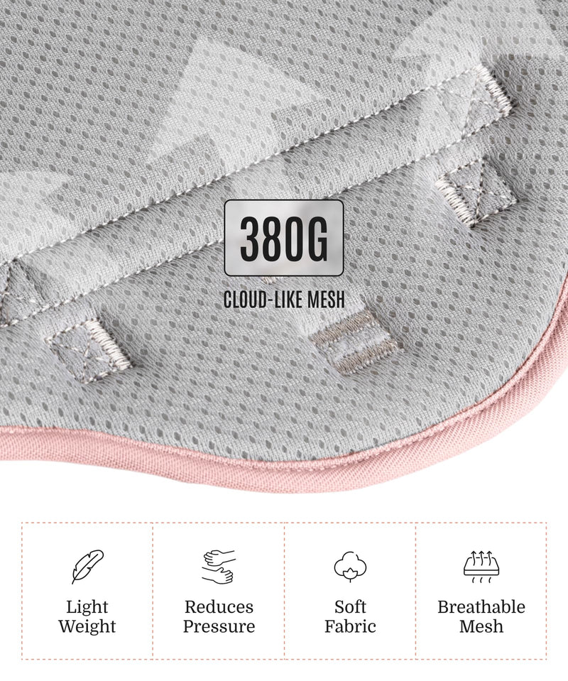 2025 New Edition, Fei & Eve Classic Dog Harness - Quick-Release Buckles | 3-Point No-Pull Control | Heavy-Duty 900D Nylon | Dual Safety Handles | Breathable Mesh | Adjustable Fit | Large,Pink Pink L - PawsPlanet Australia