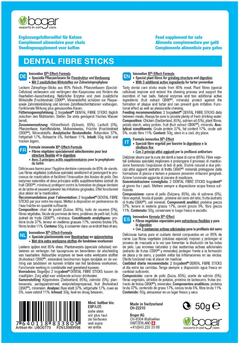 Bogadent Dental Fiber Sticks, Pack of 2 (1 x 50 g) 50 g (pack of 2)