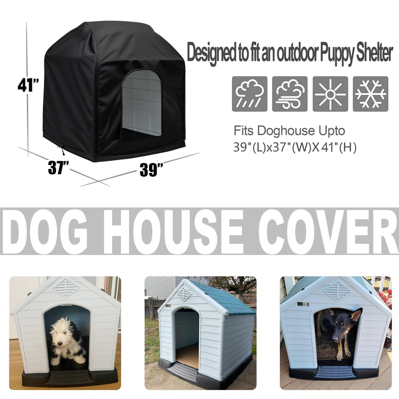 Protect Your Furry Friend with The DogHouse Cover - Waterproof, Easy to Use,39x37x41 inch - PawsPlanet Australia