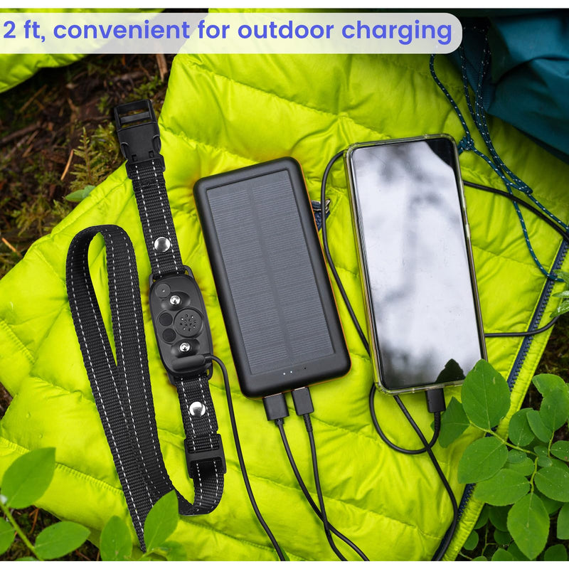 2-Pack Charger Replacement Only for FAFAFROG Dog Bark Collar, Magnetic Charging Cable, Black - PawsPlanet Australia