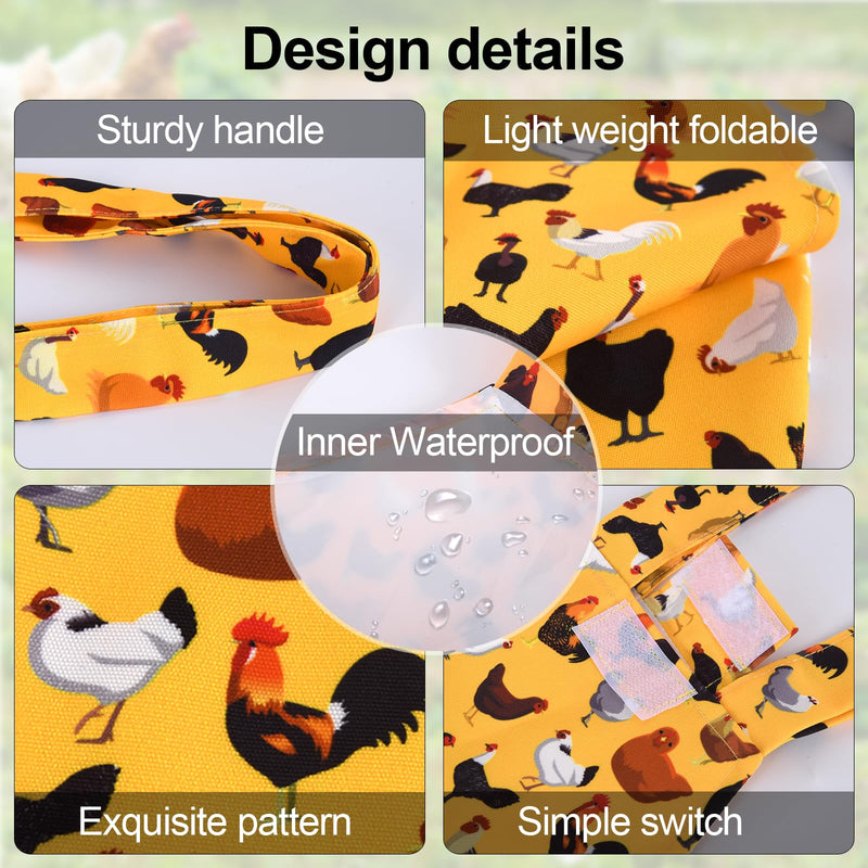 Chicken Holder Bag Sling, Chicken Carrier, Chicken Holder Bag, Chickens Medic Bags for Hen Rooster Poultry Transport Traveling Hiking Driving(2 pcs) - PawsPlanet Australia