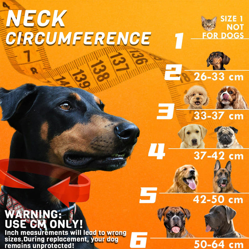 2 IN 1 Dog Donut Collar with Cone, Inflatable Dog Collars for after Surgery, Cat Cone [Size 5] Orange Size 5