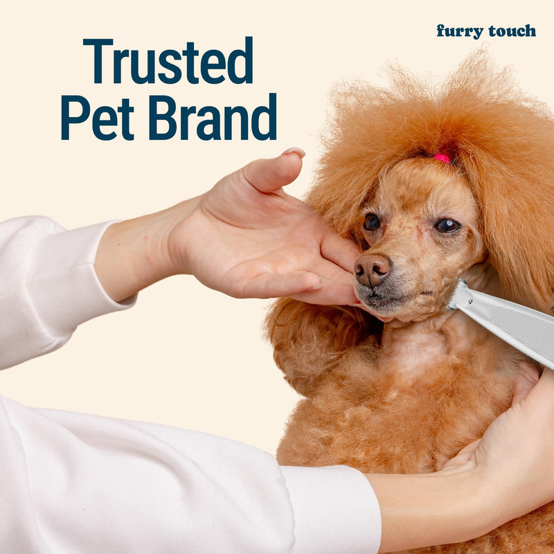 Dog Paw Trimmer - Electric Cordless Pet Clippers for Dogs & Cats - Quiet Dual-Speed Groomer with Pet-Safe Blade for Feet, Ears, Face - USB-C Rechargeable - with Travel Bag, Comb & Brush - PawsPlanet Australia