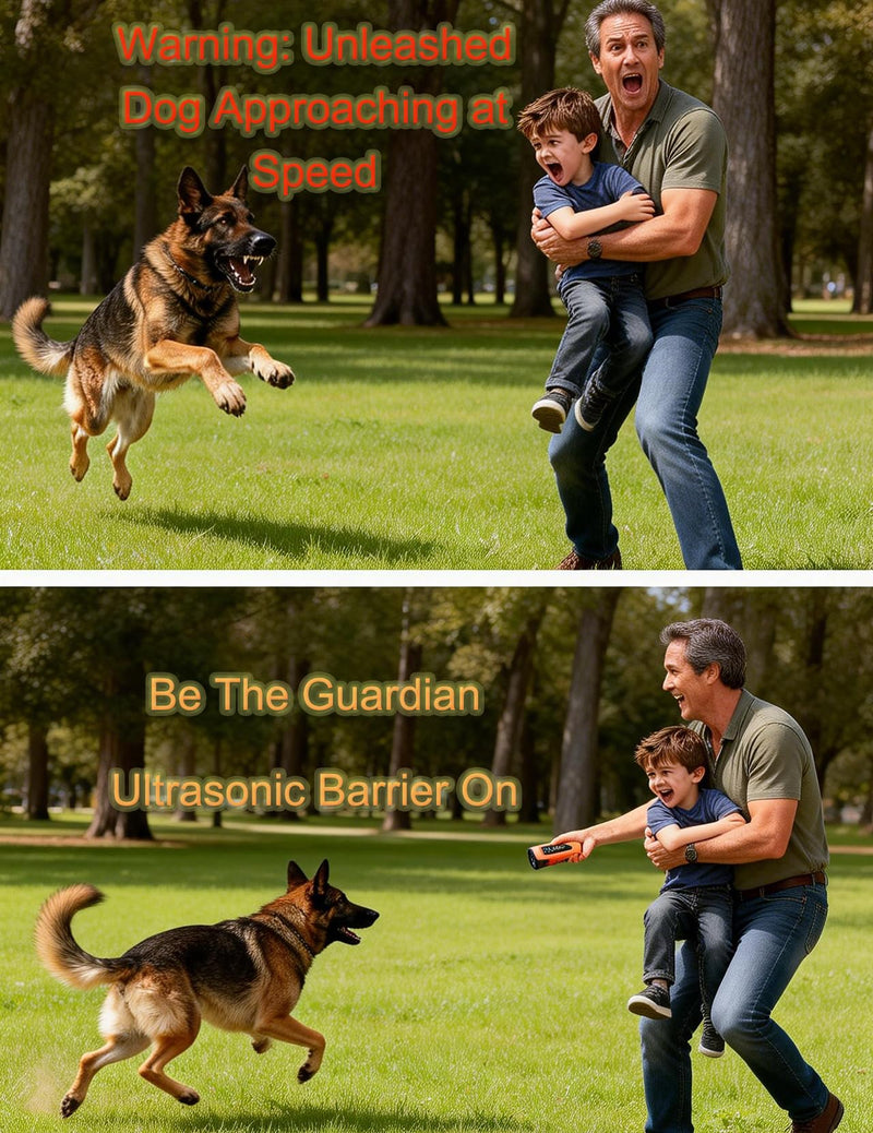 Dog Bark Deterrent Device, 3X Ultrasonic Anti Barking for Stubborn Neighbor's Dog 20FT Anti Barking Device with Strobe Light & USB-C Charge Humane Training Tool for Indoor Outdoor Use