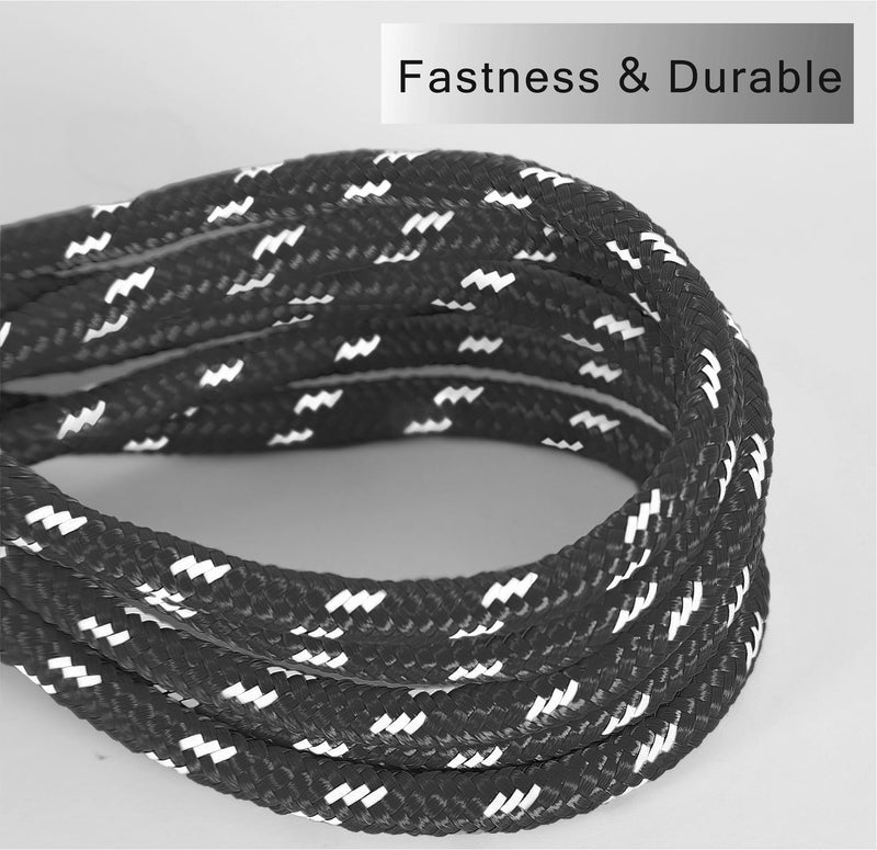 Reflective Cat Leash -30FT Cat Cable Out Escape Proof Walking Yard Long Durable Safe Leash Traning Play Outdoor for Puppies/Kittens/Small Animals(Black) 30FT Black - PawsPlanet Australia