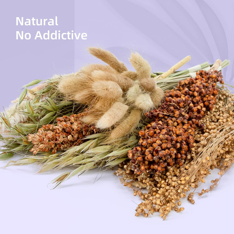 Niteangel Natural Flower & Herb Hamster Bedding Mate - Habitat Decor for Hamsters Gerbils Mice Lemming Degus or other Small Pets (Harvest Wind - Natural Poem Version) Harvest Wind - Natural Poem Version - PawsPlanet Australia