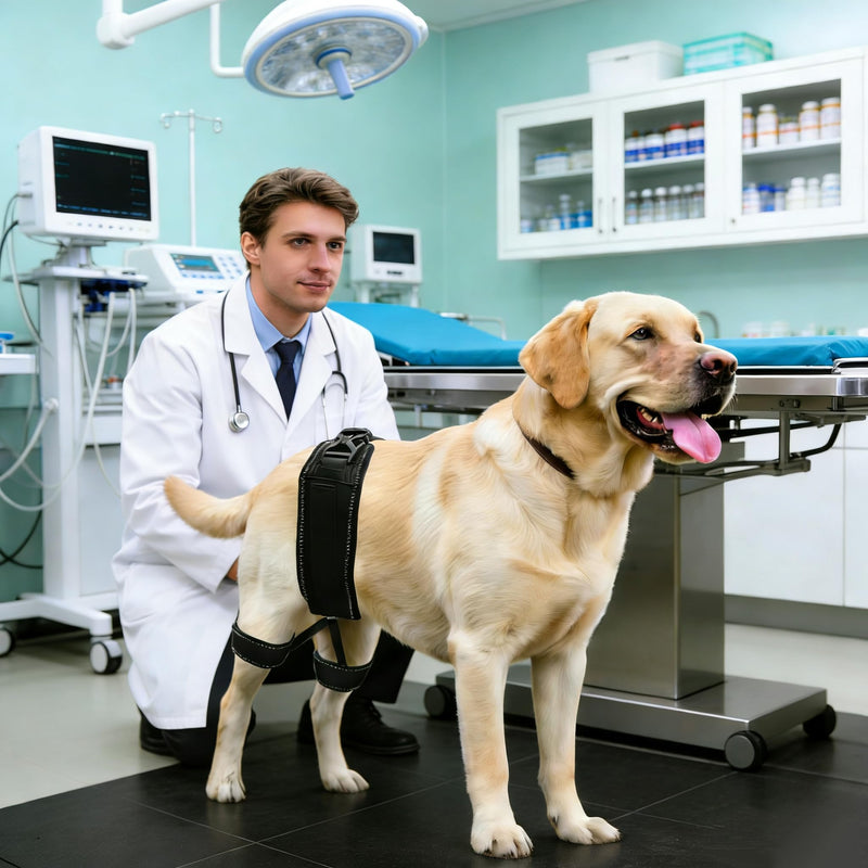 Dog Hip Orthotics Brace, Dog Hip Dysplasia Brace, Support for Hip Dysplasia, Arthritis, Luxating Patella, Back Leg limping, Relieve Hip Pain and Orthodontic Assistance - Large L