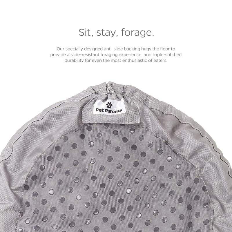Pet Parents® Forager® Bowls, Slow Feeder Dog Bowls with SoftSnout™ & Non-Slip Backing Technology, Dog Feeder Mat & Snuffle Mat for Large Dogs and Small Dogs (Forest Modern Grey) Forest Modern Grey - PawsPlanet Australia