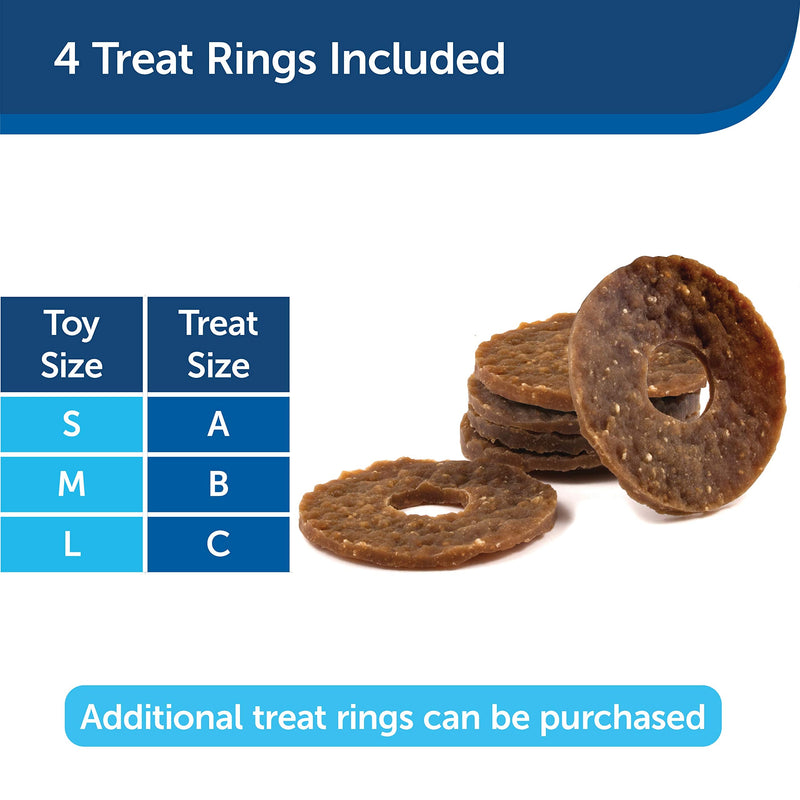 PetSafe Busy Buddy Slab o’ Sirloin Dog Toys – Treat Ring Holding Chew Toy – BPA Free Rubber – Beef Scented – Interactive Pet Puzzle for Boredom or Separation Anxiety – Small to Large Dogs Medium - PawsPlanet Australia