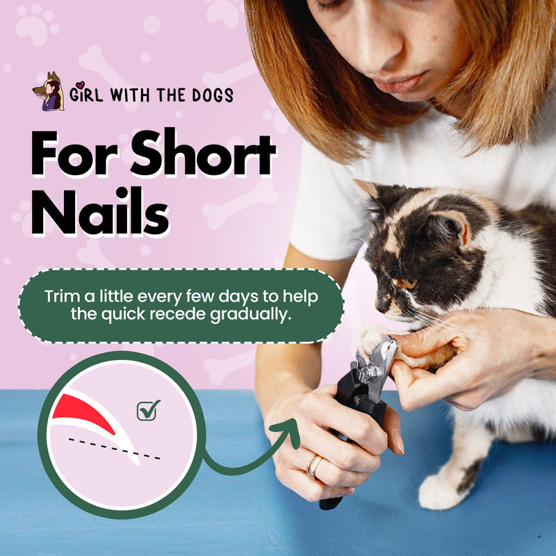 Pet Nail Clippers by Girl With The Dogs, Nail Clippers for Grooming and Claw Care for Cats/Dogs (Large) Large - PawsPlanet Australia