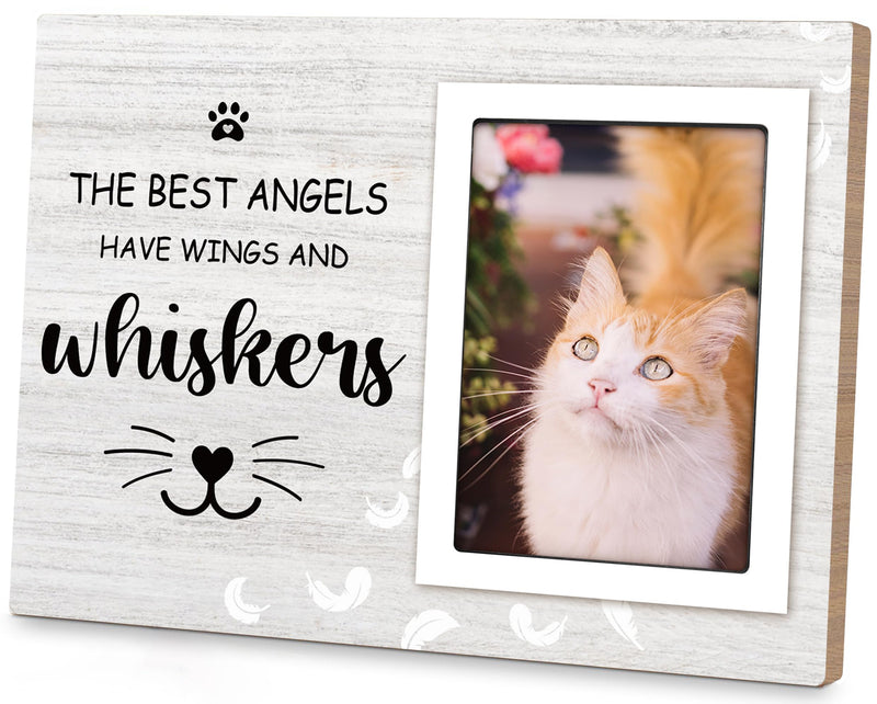 Cat Memorial Gifts for Loss of Cat, Cat Memorial Picture Frame, Cat Loss Sympathy Gift for Women, Family, Pet Memorial Gifts Cat, Loss of Cat Memroai Frame for 4x6 Photo - PawsPlanet Australia