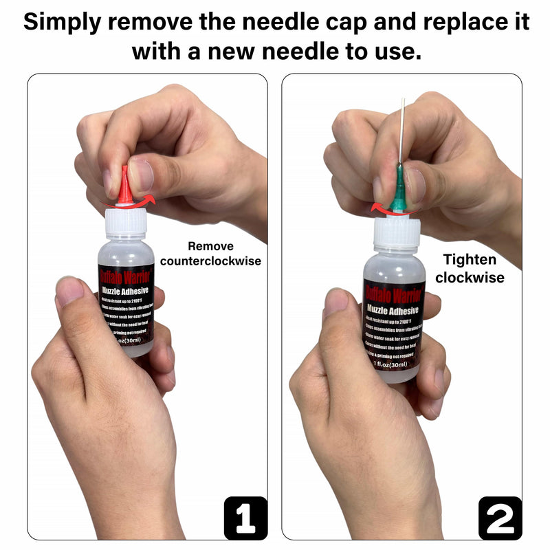 Gun Muzzle Thread Locking Agent for Muzzle Devices & Accessories，Prevents Loosening