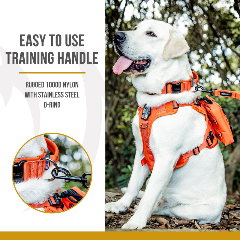 OneTigris Large Tactical Dog Harness Leash Collar Set - PawsPlanet Australia