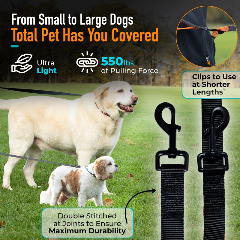 30ft Long Leash for Dogs - Long Line Dog Leash for Training Recall/Commands at Distance - Nylon, Heavy Duty - Ideal for Large & Small Breeds 30ft - PawsPlanet Australia