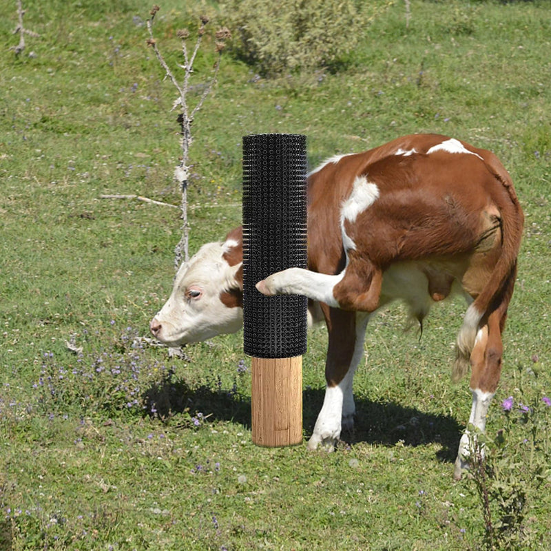 2 pcs Horse Cattle Scratchers, Horse Scratching Post, Soft Massage Brush Kit for Equine Bovine, Scratching Itch Relief Pad for Farm Animals Goat Sheep Cow Dog - PawsPlanet Australia