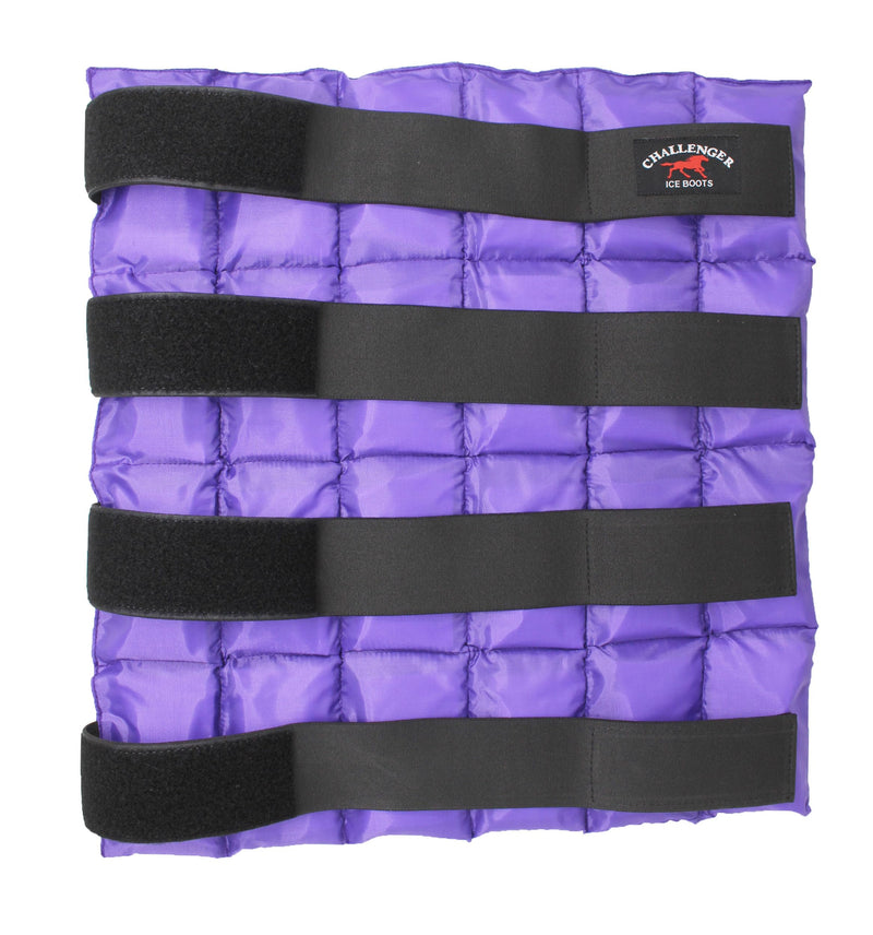 Horse Cooling Gel Leg Wrap – Quick-Cooling Therapy Wrap for Exercise, Injury Relief & Recovery, Purple (41GR01PR)