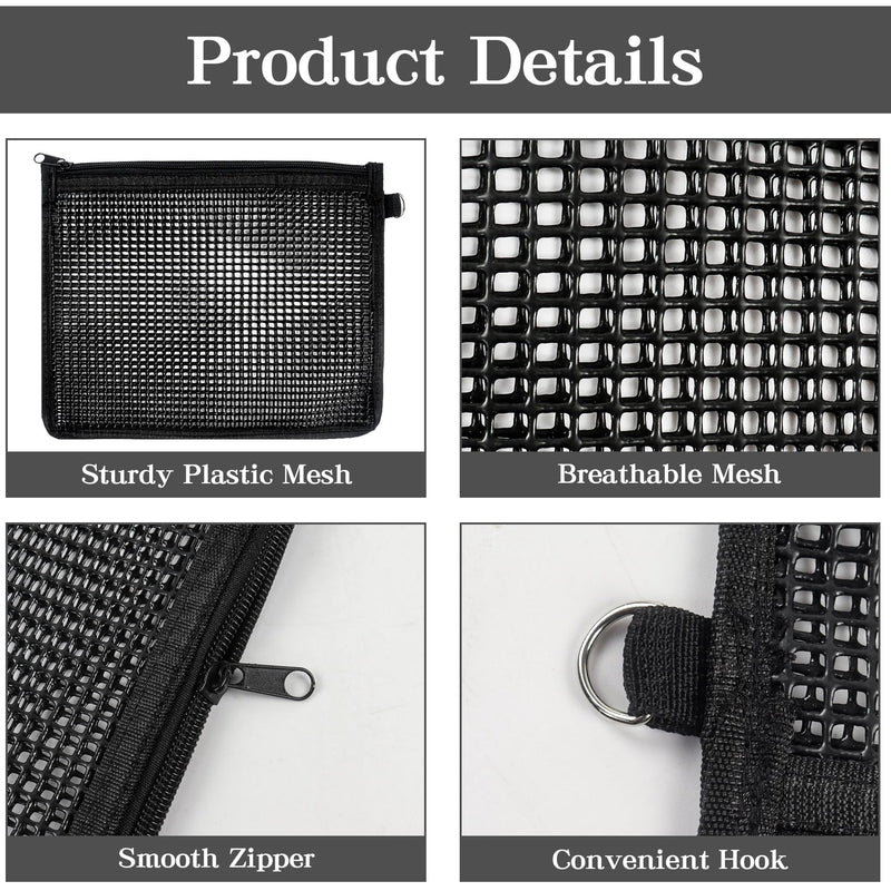Klmnop 2 Pcs Sugar Glider Nails Trimming Pouch, Sugar Glider Bonding Pouch Mesh, Trim Bag for Ferrets Guinea Pig Rat(Black) Black - PawsPlanet Australia