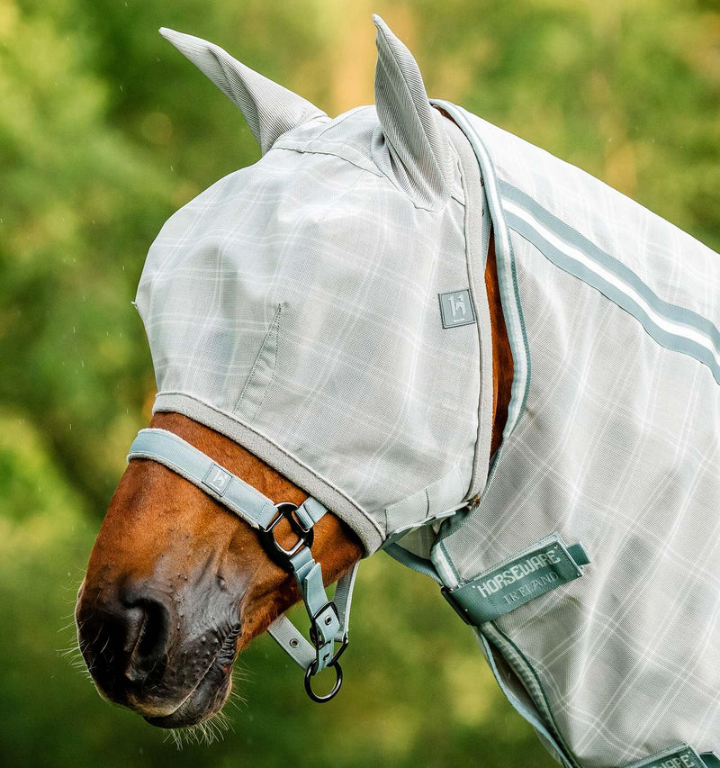 Horseware® Newmarket Fly Mask - Witney Charcoal, Horse