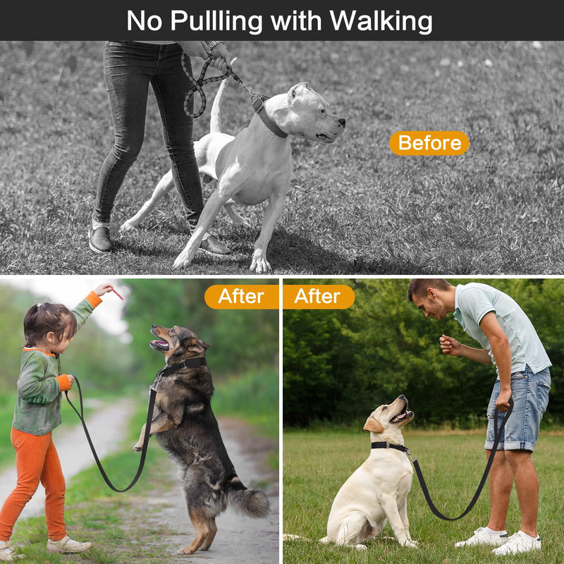 Prong Training Collar with Comfort Tips and Quick Release - Dog Choke Pinch Collar with Nylon Cover - Classic Collar and Leash for Small to Large Dogs Medium, 3mm, 14-18'' Neck Purple - PawsPlanet Australia