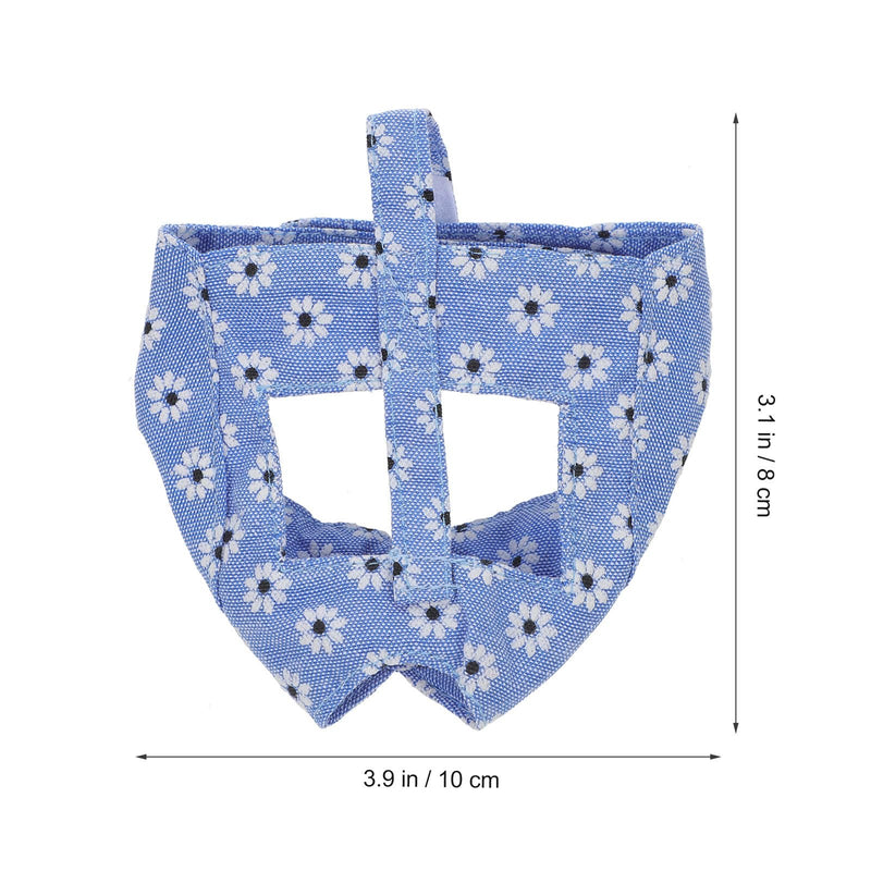 Artibetter Breathable Easy-to-Apply Fabric Cat Muzzle for Protection During Medication and Grooming with Practical Closure Design Size S