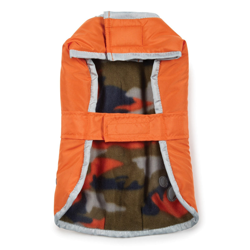 Zack & Zoey Polyester Nor'easter Dog Blanket Coat 1 Orange L (Neck: 17", Girth: 28", Back: 20") - PawsPlanet Australia