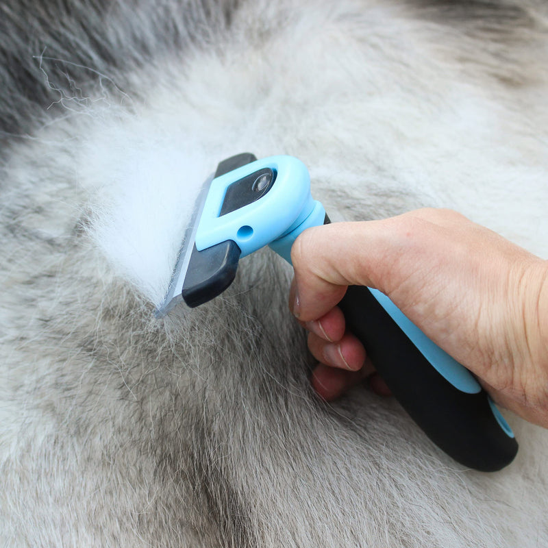 Deshedding Dog Brush Set - Interchangeable 3-in-1 Long to Short Hair Dog Shedding Brush for Dogs Cats Plus Comb - PawsPlanet Australia
