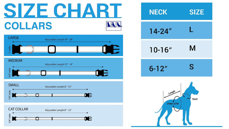 Pets First NFL New York Giants Licensed PET COLLAR, Medium - Heavy-Duty, Strong, and Durable Dog Collar. Available in 31 Football Teams and 4 Sizes - PawsPlanet Australia