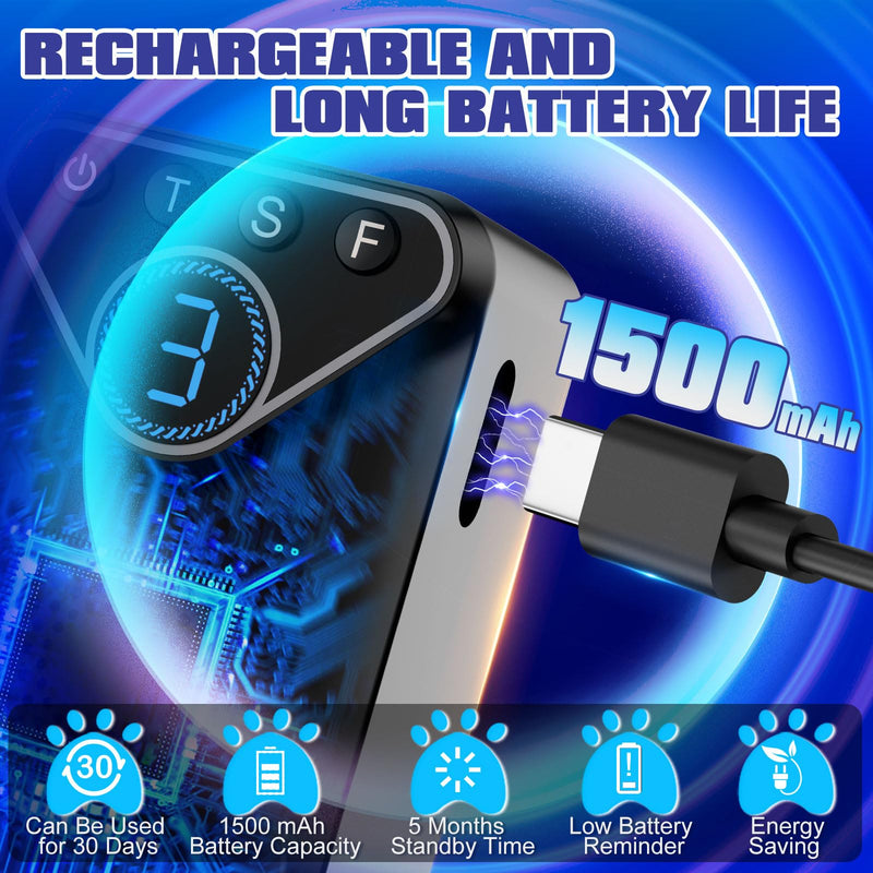 1500 mAh Rechargeable Anti Barking Device for Dogs Indoor Up to 50 Ft Range, Dog Bark Deterrent Devices Dog Training & Behavior Aids, 9 Modes Bark Box Dog Barking Control Devices Safe for Humans, Dogs - PawsPlanet Australia