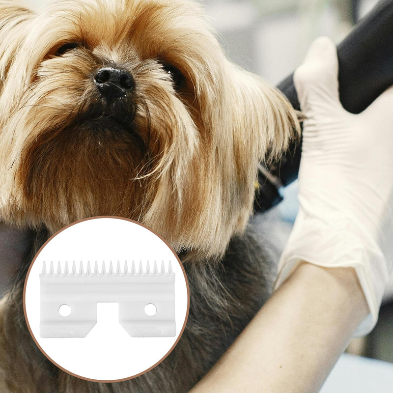 Replacement Blade for Andis Dog Clipper, Detachable Pet Dog Grooming Clipper Blades Fast Feed Ceramic Clipper Blades Compatible with Andis 64440 Oster A5 KM Series - PawsPlanet Australia