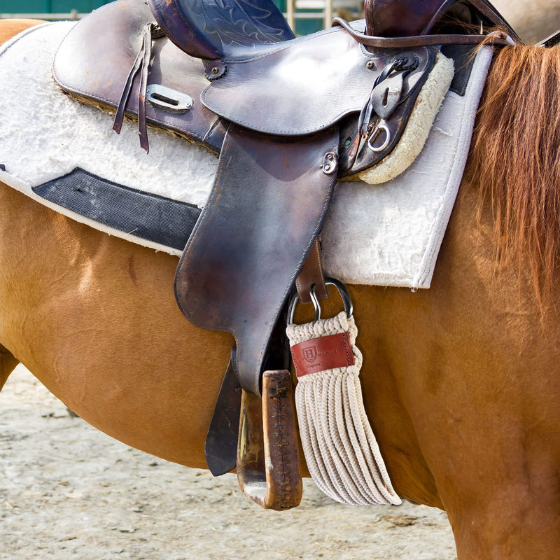 Harrison Howard 24 Strand Roper Western Cinch for Horses 32" - PawsPlanet Australia