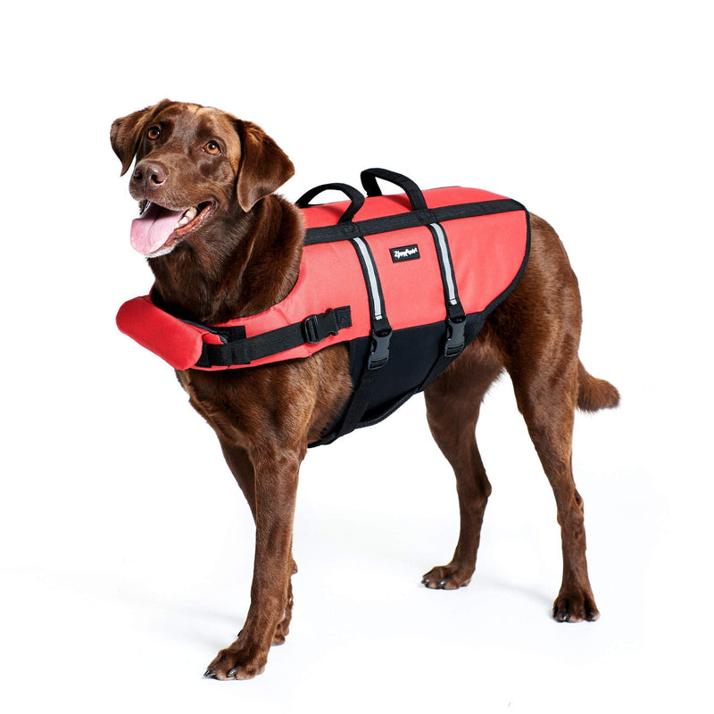 ZippyPaws Adventure Life Jacket for Dogs - Red - Small