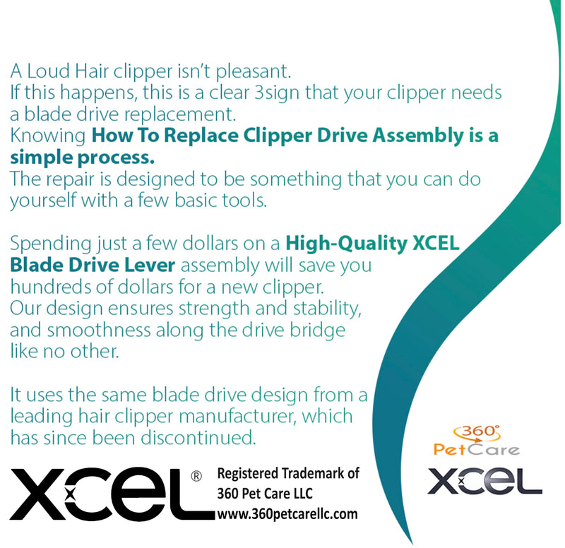 AGC Pro Drive Assembly Lever Replacement Blade for Pet Clipper (1 Pack) Pack of 1 - PawsPlanet Australia
