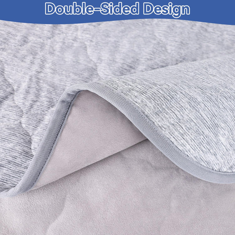 Premium Dog Cooling Blanket,Ultra-Soft & Lightweight Reversible Throw for Dogs,Washable Pet Throw Blanket with Q-MAX>0.4 for Summer,Couch Protector & Dog Bed Cover & Reusable & Built-in Strap 40x60 L"40x60" - PawsPlanet Australia