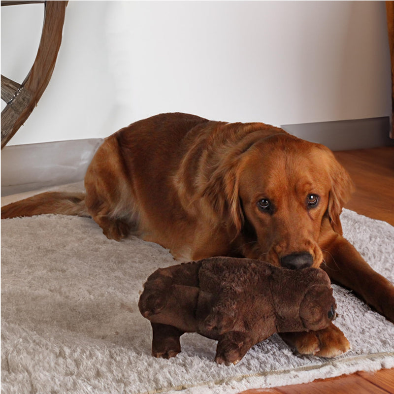 design LAB, Inc. Yellowstone Official Merchandise | Dog Toy and Western Accessories Bandana Set | Plush Stuffed Animal Bison & Bandanas Set