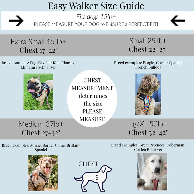 Lucky Love Dog No Pull Dog Harness, Adjustable and Easy to Walk, Cute Patterned Harness for Small Medium Large Male & Female Dogs - Blackbird, Small - PawsPlanet Australia