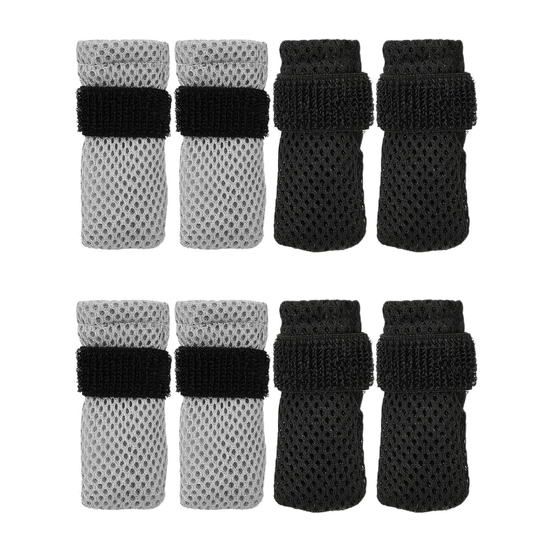 8 pieces of polyester cat paw protectors to prevent scratches and keep paws warm, pet grooming supplies, cat shoes for walking