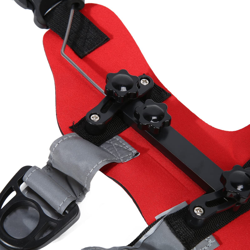 Blind Pet Halo Guide for Dogs, Adjustable Blind Dog Harness with Reflective Strips, Lightweight, Breathable, Machine Washable, for Visually Impaired Puppies (M) m