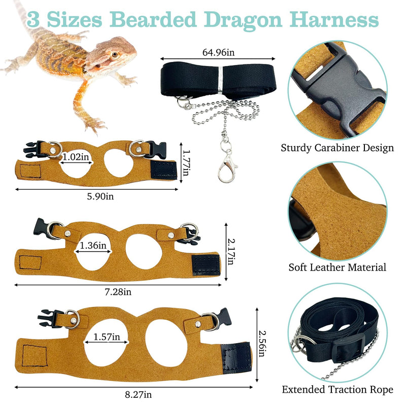 PINVNBY Bearded Dragon Carrier Backpack with Harness and Leash Set Large Reptile Travel Carrier Portable Lizard Backpack Clear Bubble Window Small Animal Carrying Bag for Gecko Kitten Rabbit (Gray) Gray - PawsPlanet Australia