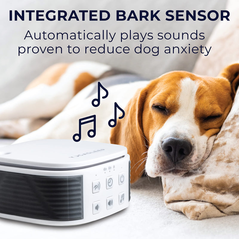Yogasleep Pawzz Travel White Noise Machine for Dogs & All Pets. Compact Size, Integrated Bark Sensor, 6 Automatic Relaxing Natural Sounds, Keep Pets Calm, Anti-Barking with Training, Noise Canceling - PawsPlanet Australia
