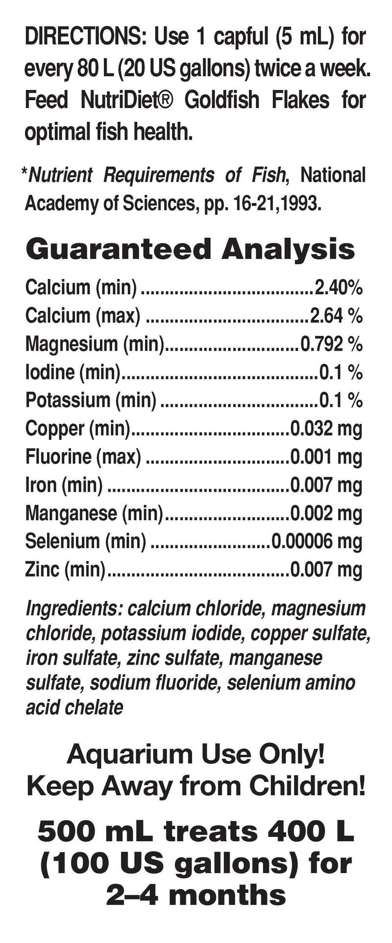 Gold Trace, 500 mL / 16.9 fl. oz - PawsPlanet Australia