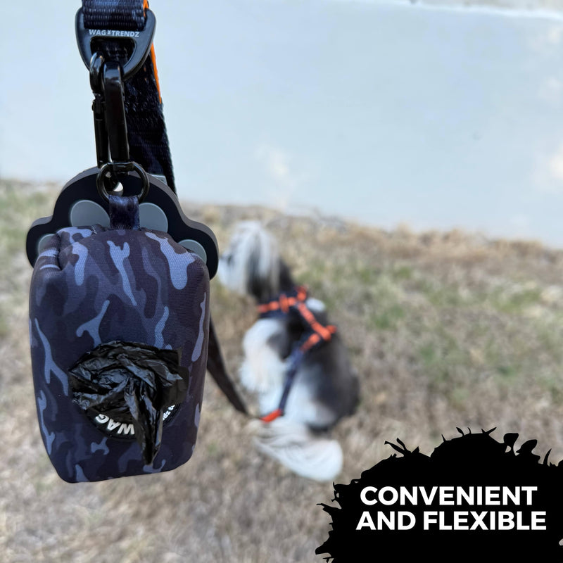 Adjustable Dog Leash | Camo Chic (SH?k) Orange | M Camo Chic | Orange Medium - PawsPlanet Australia