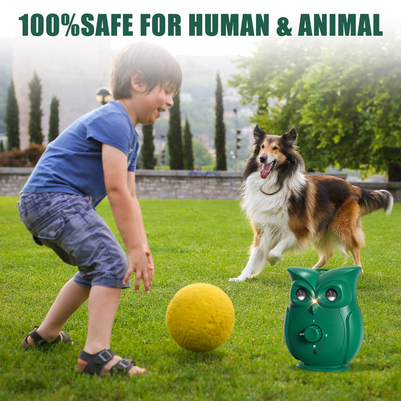 QHZ Rechargeable Ultrasonic Bark Box Dogs Barking Deterrent Devices with 3 Modes Up to 50 Ft, Dog Bark Deterrent Devices for Own or Neighbors Dog Ultrasonic Dog Training Device - PawsPlanet Australia