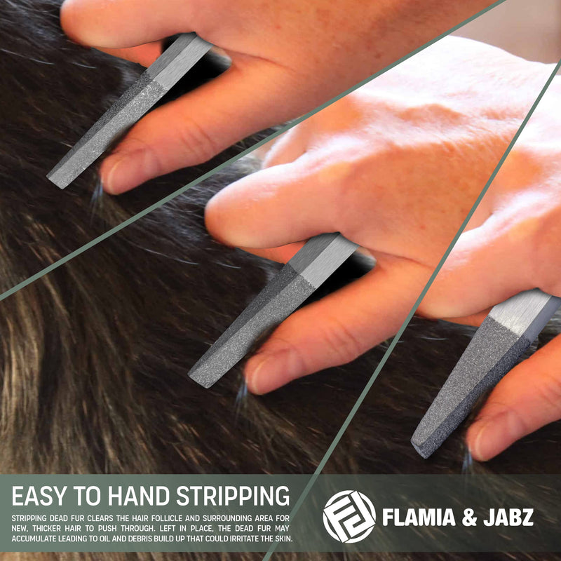 FLAMIA & JABZ Stripping Metal Stones & Nail file for Dogs, Cats & Pets (3 Piece Pack) 3 Piece Pack (6 MM + 8 MM + 13 MM) - PawsPlanet Australia