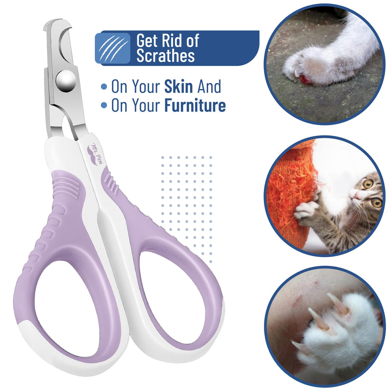 Mr. Pen Cat Nail Trimmer - Purple, Cat & Kitten Nail Clippers, Pet Claw Trimmer - PawsPlanet Australia