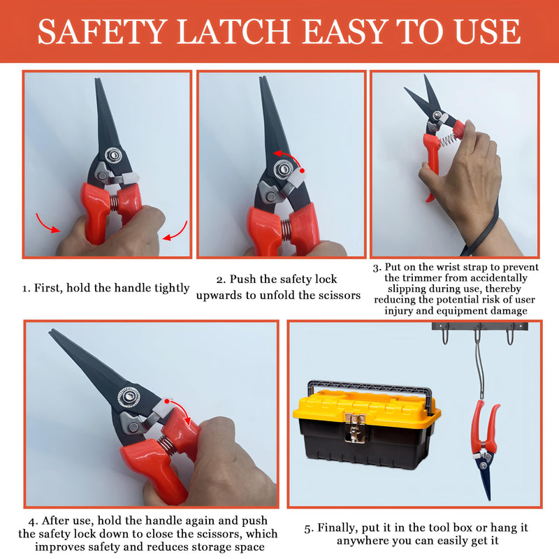 Goat Hoof Trimmers,Professional Hoof Care Trimming Shears Nail Clippers for Sheep,Goats,Alpaca,Lamb,Horse,Pig Hooves Multi-Purpose Pruning Versatile Steel Trimmer for Twig and Floral Scissor Tool - PawsPlanet Australia