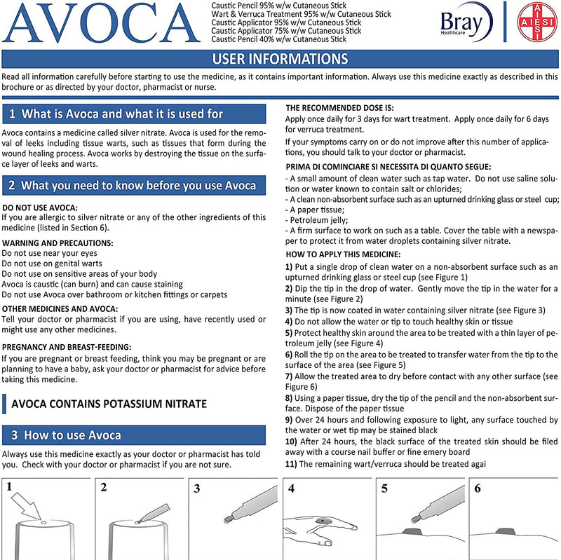 Vet Caustic Silver Nitrate Styptic Pencil 1 Pack