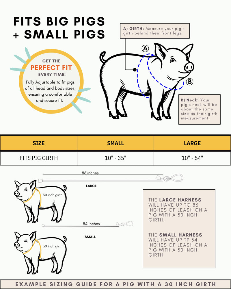 Pig Harness Leash-Fully Adjustable Pig Leash Harness for Small & Medium Pigs-Easy Step in Harness-Infinity Style Pet Pig Leash-Durable & Gentle Mini Pig Harness-Mini Pig Supplies (Small-Mauve Pink) Mauve Pink - PawsPlanet Australia