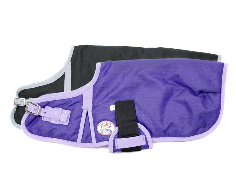 Derby Originals Horse Tough 600D Ripstop Waterproof Winter Dog Coat 150g Medium Weight 22 in Purple