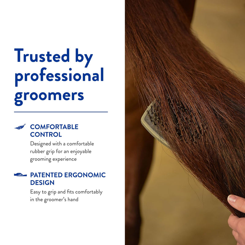 WAHL Professional Animal Equine Grooming Tool - Mane & Tail Brush (#858709-100) for Horses - Black - PawsPlanet Australia