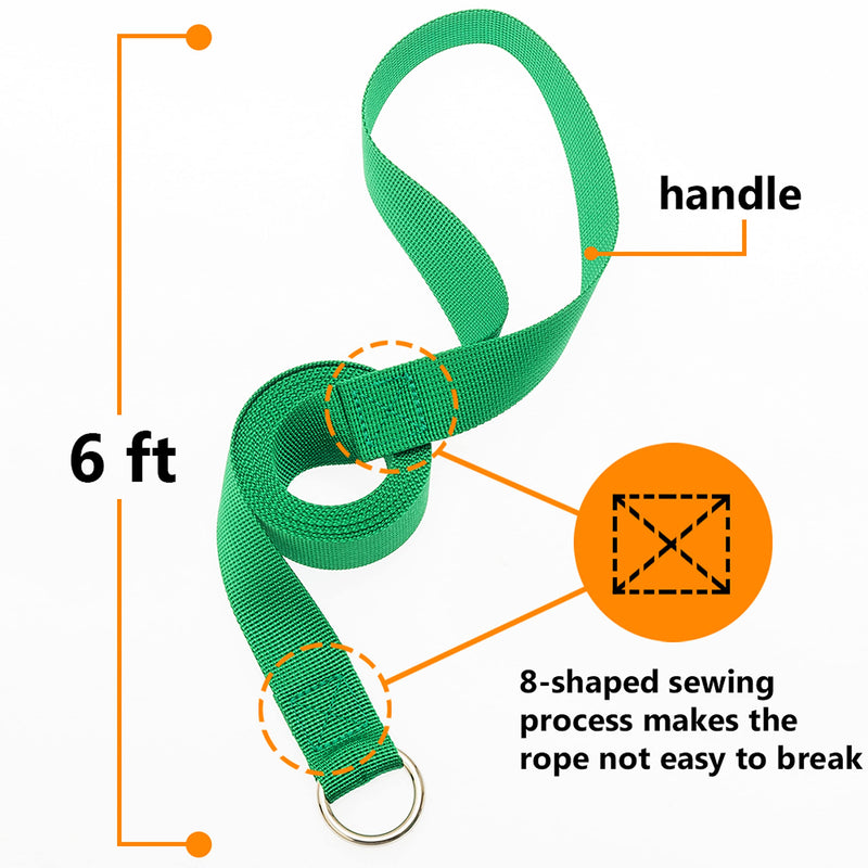 Slip Lead Dog Leash - 10 pcs Colorful 6 FT Short Dog Leashes with O-Ring for Small Large Dogs Puppy Cats Walking Training Running Rescues Grooming Shelter,etc. - PawsPlanet Australia
